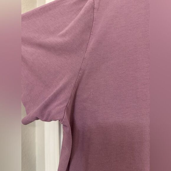 Marine Layer Signature Crew Tee – Fig Purple – Size L/XL - Picture 7 of 9